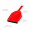 Dust Pan Red 1 Piece