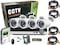 Tomvision - 4Channel AHD Camera KIT with 1TB Hard Disk 2.0MP/720P CCTV Security Recording System CCTV Kit 4Pcs Outdoor Bullet Camera and P2P Cloud Alarm System Home Security