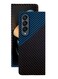MARGOUN for Samsung Galaxy Z Fold 3 5G Case Carbon Fiber Aramid Case Shockproof Anti-Fingerprint Cover