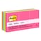 Post-it Notes Neon Colors 653AN. 1.5 x 2 in (38 mm x 51 mm), 100 sheets/pad, 12 pads/pack