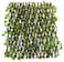 Inhouse Expandable Wicker Large Fence With Faux Plants, 1.2 Metre, Green