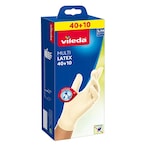 Buy Vileda disposable latex gloves S/M size 40+10 free pieces in Saudi Arabia