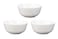 وعاء دائري من مودا- 11.5 سم- معتمد من ESMA- ابيض (MCB-5008-WH) ، مجموعة 3 قطع