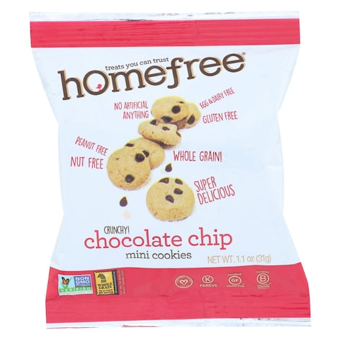 Homefree Chocolate Chip Mini Cookies 31g