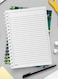 Lowha Spiral Notebook With 60 Sheets And Hard Paper Covers With Flowers &amp; Sun Design, For Jotting Notes And Reminders, For Work, University, School