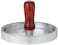 burger Press, Round Shape - Silver Brown