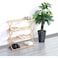 Home Pro 4-Tier Bamboo Shoe Rack Beige