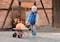 ROLLY TOYS Kids Twin Wheel Barrow - 271849