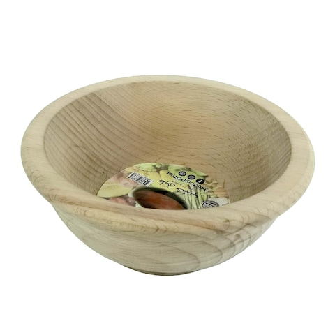 Beech Wood Bowl -15cm