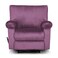 In House Velvet Rocking Recliner Chair - Light Purple - H1