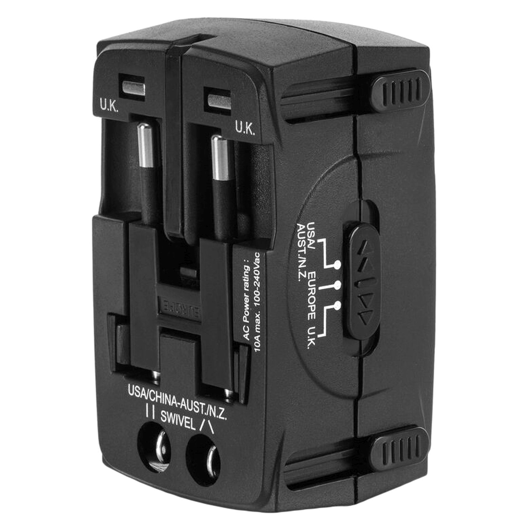 American Tourister Universal Travel Adapter Black