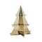 Gold Christmas Tree 3-Tier Cake Stand 1Pc