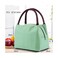 Sue's Choice Lunch Box Bag foldable thermal waterproof lunch bag with zipper and handles Insulated Canvas 20x21x13cm for women Girls Ladies Kids Children For School work Office &amp; Ourdoor,Sport.