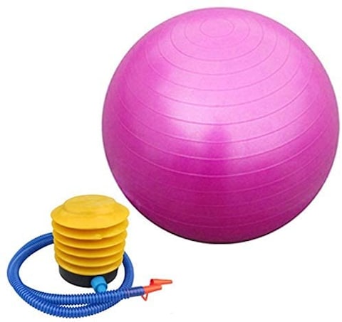 Generic Anti Burst Pink 65Cm Exercise Fitness Aerobic Ball For Gym Yoga Pilates Pregnancy Birthing Swiss
