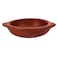 Royalford Fry Pot, Handmade Clay Cookware, Rf10590 100% Natural Clay Non-Toxic &amp; Eco-Friendly Can Be Used On Gas Stove Or Open Fire, Red