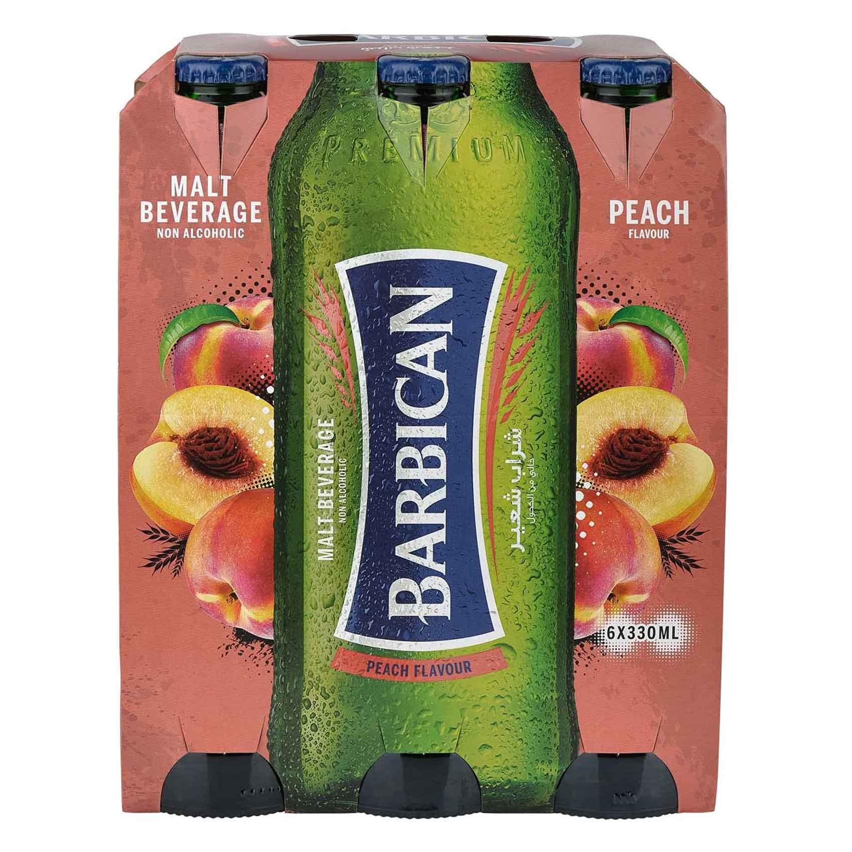 Barbican Malt Beverage Peach 330ML X6
