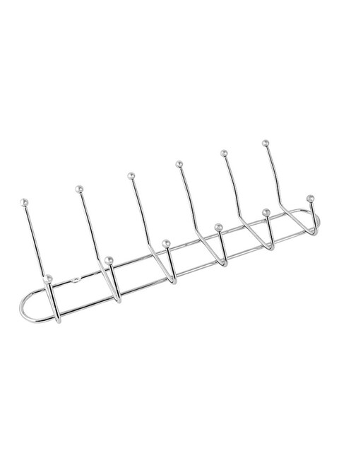 Royalford 6-Hook Metal Hanger Silver