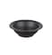 Victoriana Black Embossed Round Bowl -17.78 cm