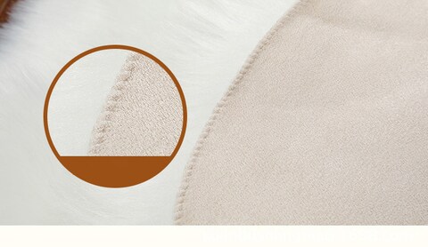 Super Soft Rabbit Fur Living Room Carpet Can Be Use As Area Rug Also With Anti Slip Bottom (Size 60×150CM)