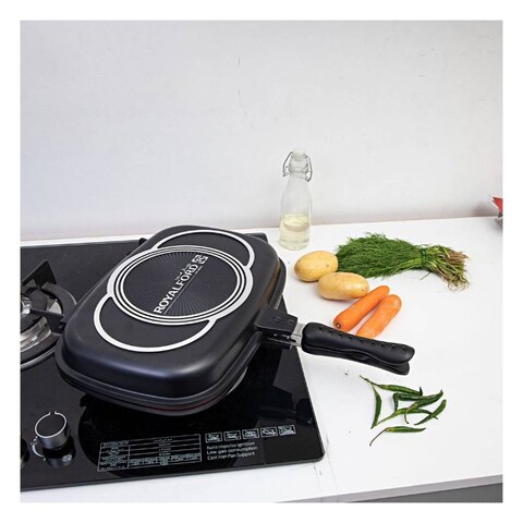 Buy Royalford Double Grill Pan 36cm Online Carrefour Kenya