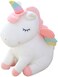 Samdone 25cm Rainbow Unicorn Plush Toys Unicorn Stuffed Animal Horse Toy Doll Children Toys Baby Cuddle Toys Children's Toys, Baby Soothe Toys, Birthday Gifts
