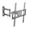 ICS Full Motion TV Wall Mount for 32-75 Inches Flat Curved TVs, TV Mount with Articulating Arms Extension Swivel Tilt, Wall Mount TV Bracket With Perfect Center Max VESA 400x400mm Black