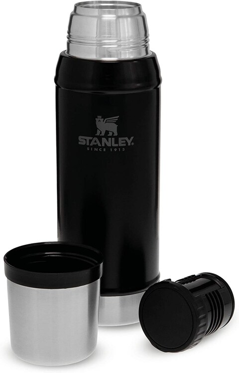 Stanley Classic Legendary Bottle 0.75L / 25Oz Matte Black &ndash; Bpa Free Stainless Steel Thermos, Keeps Cold Or Hot For 20 Hours, Leakproof Lid Doubles As Cup, Dishwasher Safe, Lifetime Warranty