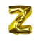 16" Gold Foil Letter Z Balloon
