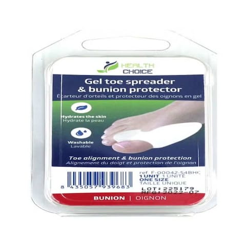 Health Choice Gel Toe Spreader &amp; Bunion Protector