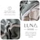 Luna Home-Queen/Double size Bedding Set of 6 pieces, Geometric Design.