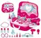 Generic Girls Make Up Toy Cosmetic Set/20Pcs, Play Vanity Dressing Table Pretend Case Fashion Beauty Salon Cosmetic Palette With Hair Dryer Mirror Scissors Hair Brush