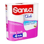 Buy Sanita Club Toilet Tissue 4R x 12 in Saudi Arabia