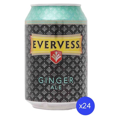 Evervess Ginger Ale 330mlx24&#39;s