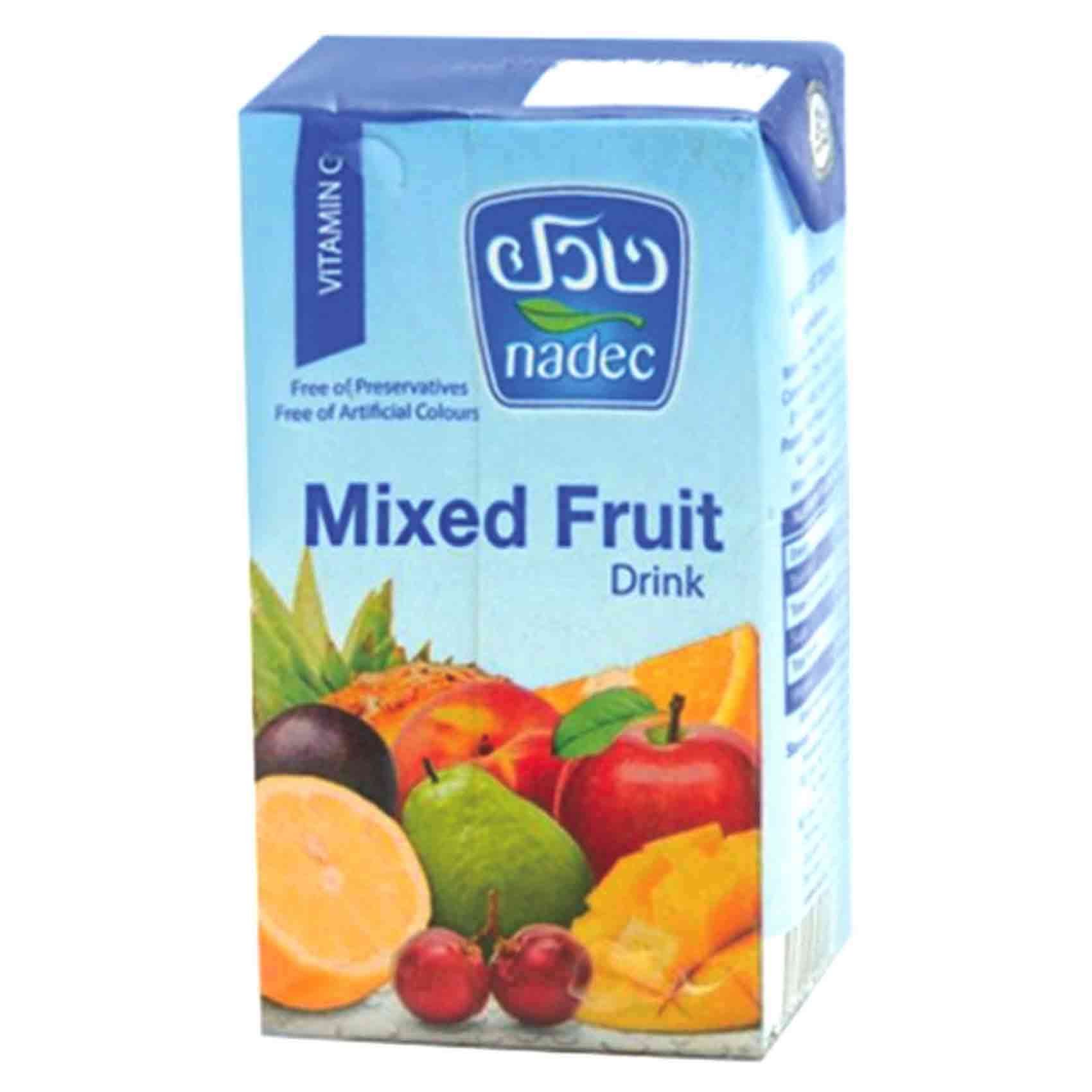 Nadec Juice Mixed Fruits Flavor 125 Ml