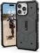 Urban Armor Gear UAG Pathfinder for iPhone 15 Pro Max case cover [18 Feet Drop tested] MagSafe compatible - Silver
