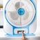 Geepas Rechargeable Fan 12 Inch Black/White