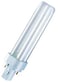 Osram Home Decor Dulux D Home Decorative Durable Fluorescent Lamp With Plug-in Base - 13 W, 855-lm, Pack Of 5 - White