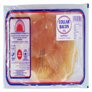 Farmers Choice Collar Bacon 100 gr