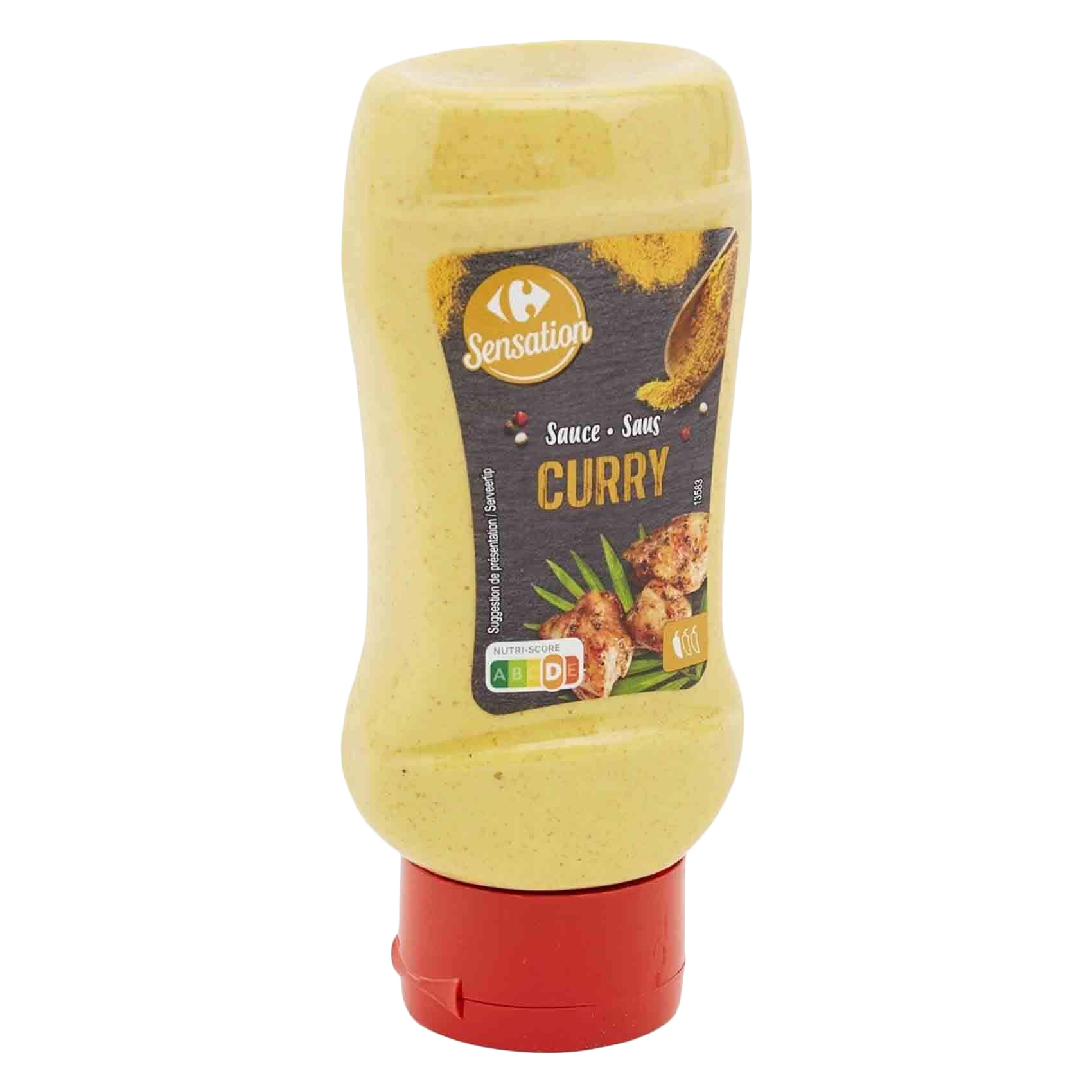 Carrefour Curry Sauce Top Down Squeezy 350GR