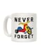 muGGyz Turtley Radical Printed Ceramic Coffee Mug White