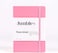 Jumble &amp; Co Moodler B6 Ruled Notebook - Rose-tinted Pink