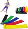 Generic Body Building Yoga Stretch Bands Fitness Resistance Belt Fitness Rubber Band Elastic Exercise Straps Indoor Sport Gym Pull Up For Fit Body Building Exercise (5Pcs)