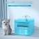 Jinou Cat Water Fountain - Made With Premium Quality Acrylic Glass - Pet Water Fountain With 3 Litre Water Tank- For Cats, Dogs &amp; Other Pets
