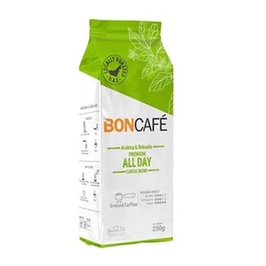 Bon Cafe All Day Classic Blend Ground Coffee - 250gm