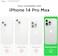 Elago Hybrid for iPhone 14 Pro Max case cover - Clear