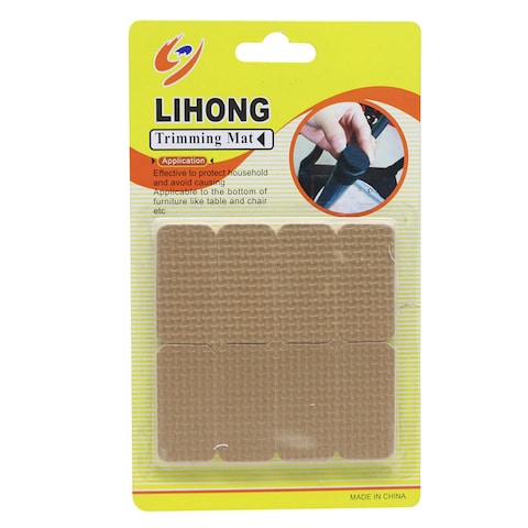 Lihong Square Trimming Mat Brown 40mm 8 Pieces