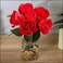 Yatai Real Touch Silk Rose Artificial Flowers For Decoration - Fake Rose For Home Wedding Party Indoor Table Decoration Items Thanksgiving Holidays Ornament - Artificial Rose Flowers (Red)