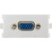 VGA Module 25mm x 50mm White Adapter faceplate for Integrated Multimedia Wall plate - faceplate DKURVE&reg;