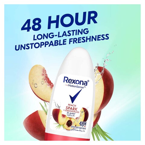 Rexona Peach Spark Women Antiperspirant Deodorant + Powder Dry Antiperspirant Deodorant - 50 ml