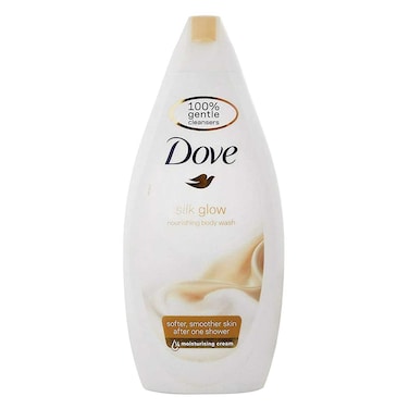 DOVE SILKY GLOW BODY WASH 500ML